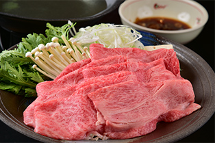 飛騨牛のしゃぶしゃぶ